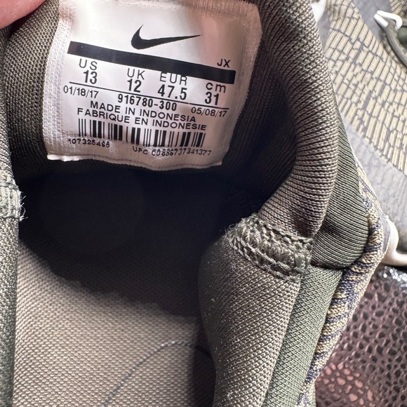 Nike CK Racer Shoes Men's 13 Green Black Athletic Running Sneakers 916780-300 - Picture 10 of 11